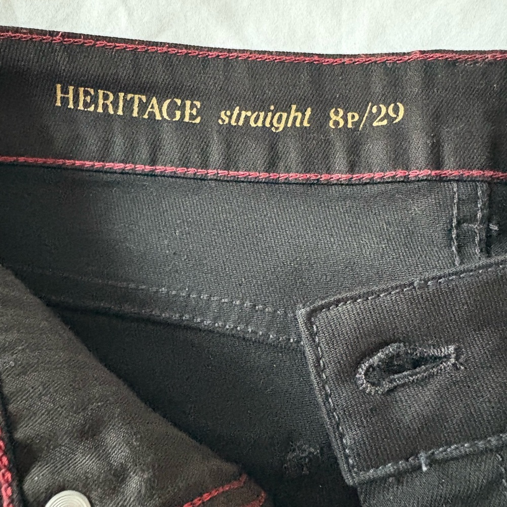 Talbots Black Straight Leg Jeans